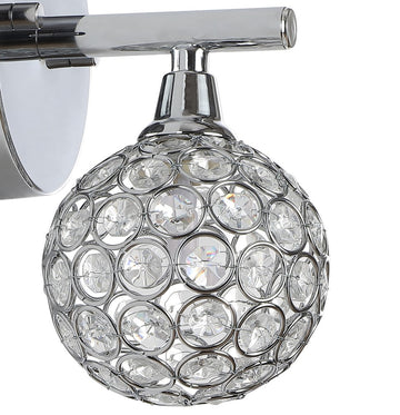 Maeve Iron/Glass Contemporary Glam LED Vanity Light - JONATHAN Y